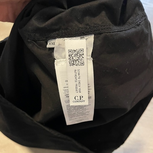 CP Company Black Gabardine Zipped Shirt - Picture 3 of 6